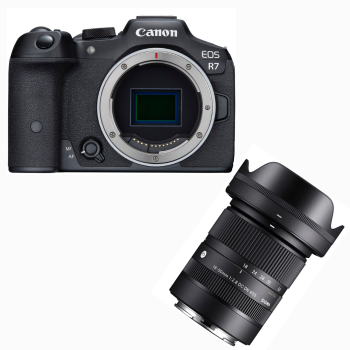 Canon EOS R7 body + Sigma AF 18-50mm f/2,8 DC DN C (Canon RF)