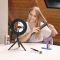 Штатив зі світлодіодним кільцем Hama SpotLight Smart 80 V2 BT Black (00004657) Штатив зі світлодіодним кільцем Hama SpotLight Smart 80 V2 BT Black (00004657)