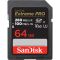 SanDisk 64 GB SDXC Class 10 UHS-II U3 V60 Extreme Pro (SDSDXEP-064G-GN4IN)