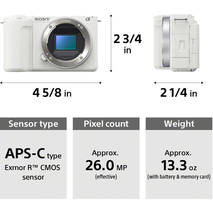 Sony ZV-E10 II body White (ZVE10M2W)