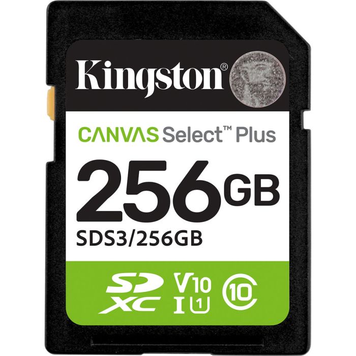 Kingston 256 GB SDXC Canvas Select Plus Gen3 (SDS3/256GB)