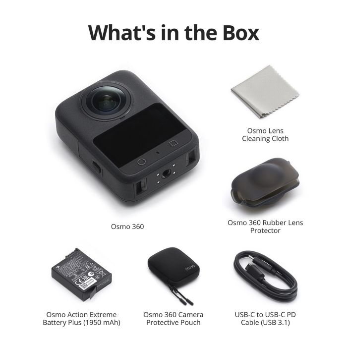 DJI Osmo 360 Action Camera Standard Combo (CP.OS.00000441.02) DJI Osmo 360 Action Camera Standard Combo (CP.OS.00000441.02)