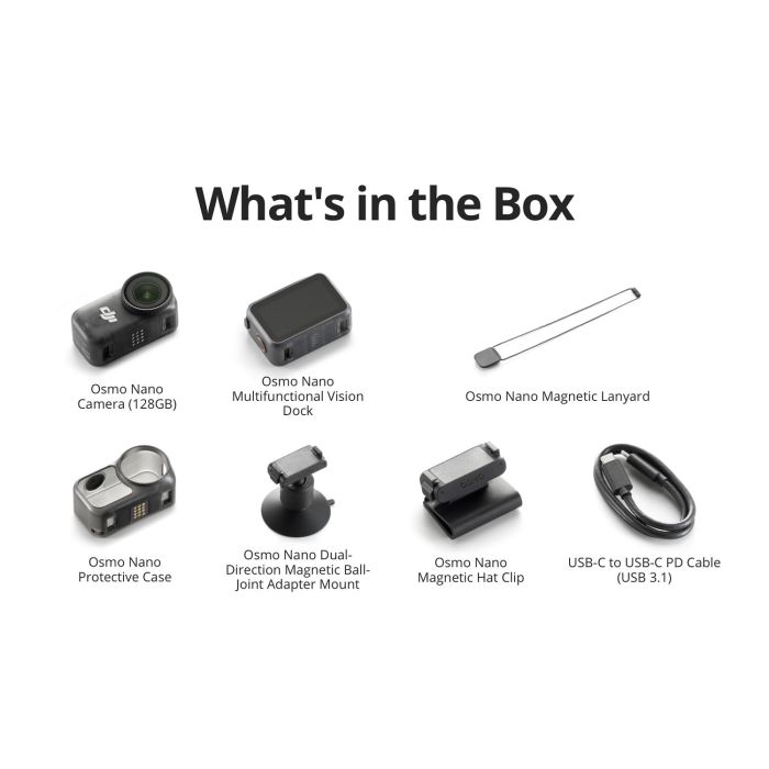DJI Osmo Nano Standard Combo 128 GB (CP.OS.00000460.01) DJI Osmo Nano Standard Combo 128 GB (CP.OS.00000460.01)
