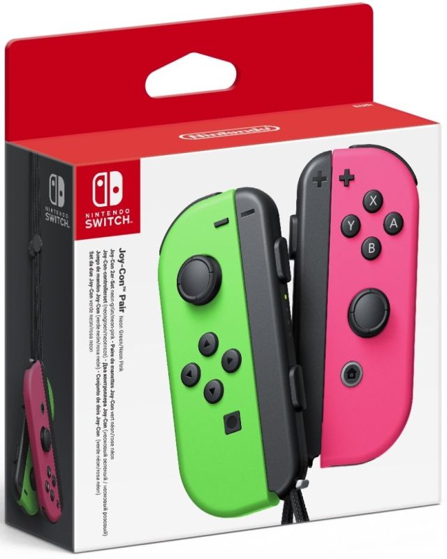 Набір 2 контролера Nintendo Joy-Con Pink Green Pink (45496430795)