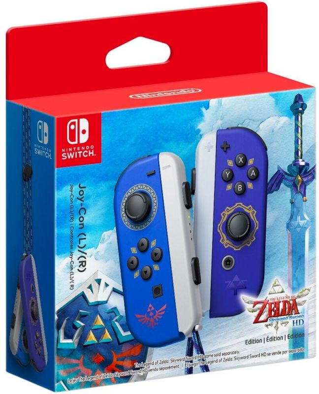 Набір 2 Контролери Nintendo Joy-Con The Legend of Zelda: Skyward Sword Edition (45496431495)