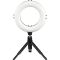 Штатив зі світлодіодним кільцем Hama SpotLight Smart 80 V2 BT Black (00004657) Штатив зі світлодіодним кільцем Hama SpotLight Smart 80 V2 BT Black (00004657)