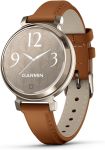 Garmin Lily 2 Classic Cream Gold with Tan Leather Band (010-02839-02)