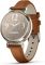 Garmin Lily 2 Classic Cream Gold with Tan Leather Band (010-02839-02)