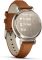 Garmin Lily 2 Classic Cream Gold with Tan Leather Band (010-02839-02)