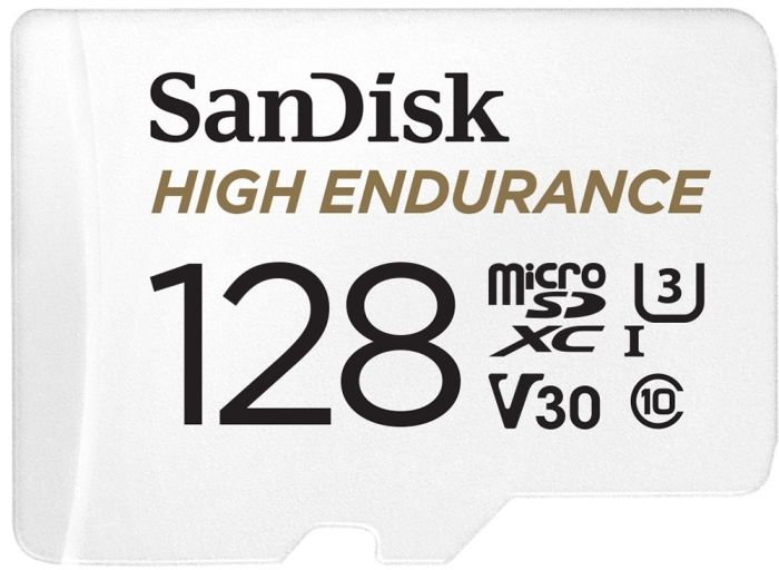 SanDisk 128 GB microSDXC High Endurance UHS-I U3 V30 SDSQQNR-128G-GN6IA