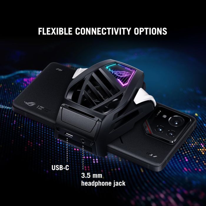 ASUS ROG Phone 9 Pro Edition AI2501 24/1TB Global Version with AeroActive Cooler X Pro Phantom Black