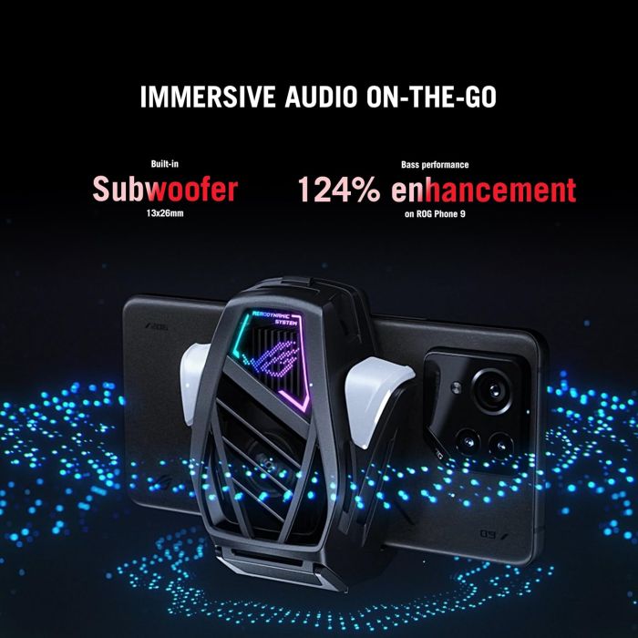 ASUS ROG Phone 9 Pro Edition AI2501 24/1TB Global Version with AeroActive Cooler X Pro Phantom Black