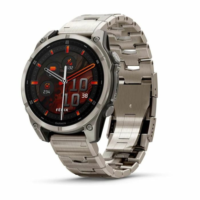 Garmin Fenix 8 47mm AMOLED Sapphire Titanium with Vented Titanium Bracelet (010-02904-40)