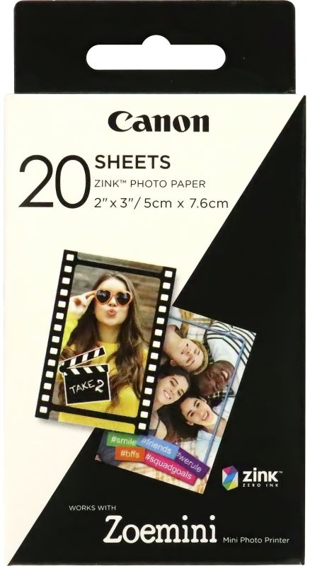 Фотопапір для камери Canon Zoemini ZINK Paper ZP-2030 20 (3214C002)