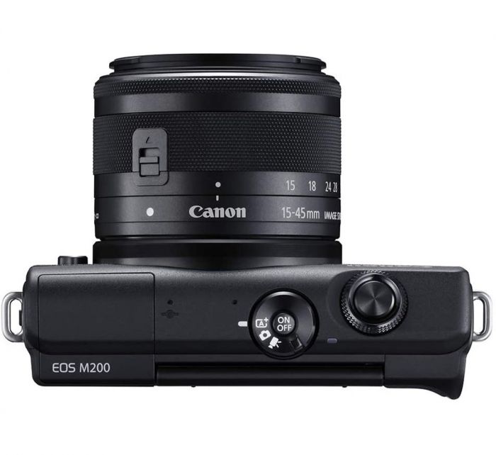 Canon EOS M200 kit (15-45mm) IS STM Black (3699C027)