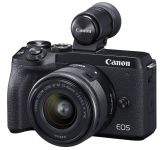 Canon EOS M6 Mark II kit (15-45mm) + EVF-DC2 Canon EOS M6 Mark II kit (15-45mm) + EVF-DC2