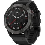 Garmin Fenix 6 Sapphire Сarbon Grey DLC with Black Band (010-02158-10/11)