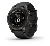 Garmin Fenix 7 Pro Sapphire Solar Carbon G. DLC Tit. with Black Band (010-02777-10/11)