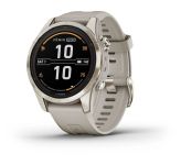 Garmin Fenix 7S Pro Sapphire Solar Soft Gold w. Light Sand Band (010-02776-14/15)