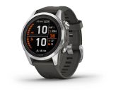 Garmin Fenix 7S Pro Solar Silver w. Graphite Band (010-02776-00/01)