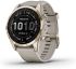 Garmin Fenix 7S Sapphire Solar C. Gold Titanium w. Light Sand Band (010-02539-20/21)