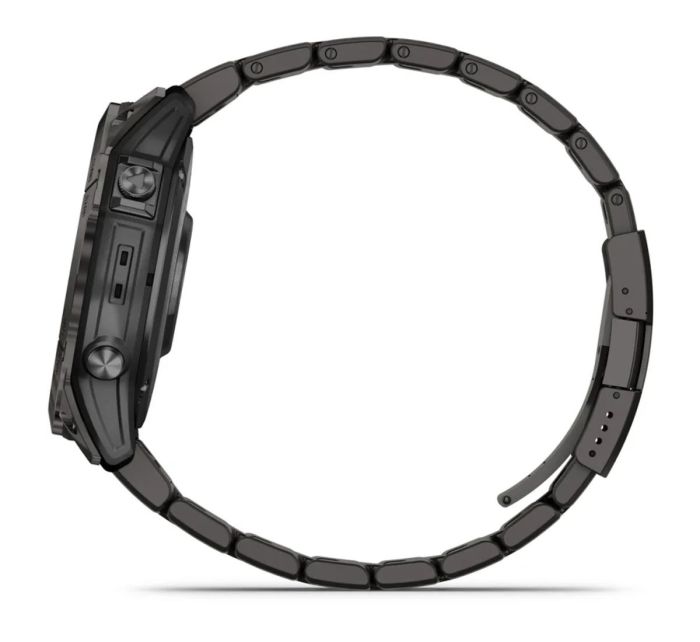 Garmin Fenix 7X Pro Sapphire Solar Carbon G. DLC Tit. with Vented Tit. Bracelet (010-02778-30)