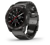 Garmin Fenix 7X Pro Sapphire Solar Carbon G. DLC Tit. with Vented Tit. Bracelet (010-02778-30)