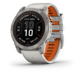 Garmin Fenix 7X Pro Sapphire Solar Titanium w. Fog Gray/Ember O. Band (010-02778-14/15)