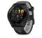 Garmin Forerunner 265 Black Bezel and Case w. Black/Powder Gray Silicone Band (010-02810-00/10/50)