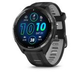 Garmin Forerunner 965 Carbon Gray Titanium Bezel w. Blk Case and Blk/Powder Gray S. Band (010-02809-00/10)