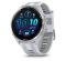Garmin Forerunner 965 Titanium Bezel w. Whiteston Case and Whiteston/Powder Gray S. Band (010-02809-01/11)