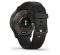 Garmin Venu 2 Plus Slate Stainless Steel Bezel with Black Case and Silicone Band (010-02496-11)