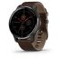 Garmin Venu 2 Plus Slate S. Steel Bezel W. Slate Case And B. Leather Band (010-02496-15)