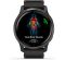 Garmin Venu 2 Slate with Black Leather Band (010-02430-21)