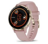 Garmin Venu 3S Soft Gold S. Steel Bezel w. Dust Rose Case and S. Band (010-02785-03)