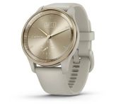 Garmin Vivomove Trend Cream Gold S. Steel Bezel w. F. Gray Case and S. Band (010-02665-02)