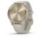 Garmin Vivomove Trend Cream Gold S. Steel Bezel w. F. Gray Case and S. Band (010-02665-02)