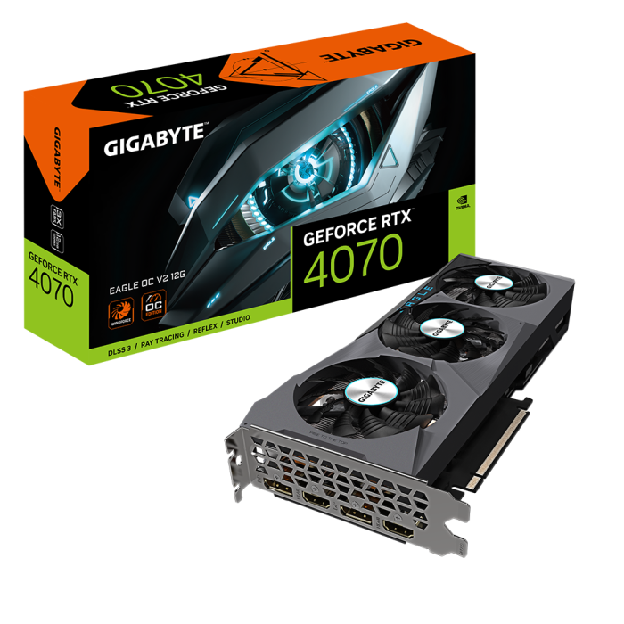 GIGABYTE GeForce RTX 4070 EAGLE OC V2 12G (GV-N4070EAGLE OCV2-12GD)