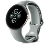 Google Pixel Watch 2 Champagne Gold Aluminum Case / Hazel Active Band