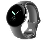 Google Pixel Watch Polished Silver Case/Charcoal Active Band