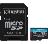 Kingston 128 GB microSDXC class 10 UHS-I U3 Canvas Go! Plus + SD Adapter SDCG3/128GB