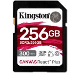 Kingston 256 GB SDXC Class 10 UHS-II U3 Canvas React Plus (SDR2/256GB) Kingston 256 GB SDXC Class 10 UHS-II U3 Canvas React Plus (SDR2/256GB)
