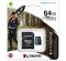 Kingston 64 GB microSDXC class 10 UHS-I U3 Canvas Go! Plus + SD Adapter SDCG3/64GB