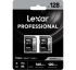 Lexar 128GB SDXC UHS-I U3 V30 Professional 1066x (2-Pack)