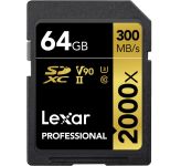 Lexar 64GB Professional 2000x UHS-II SDXC