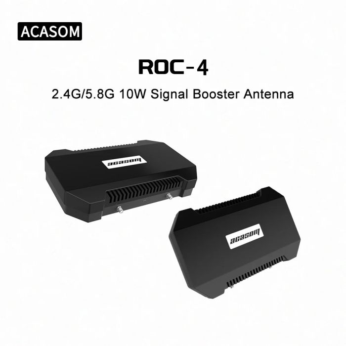 Підсилювач сигналу для квадрокоптера Acasom ROC-4 Antenna Dualband 10W 2.4G/5.8G Black