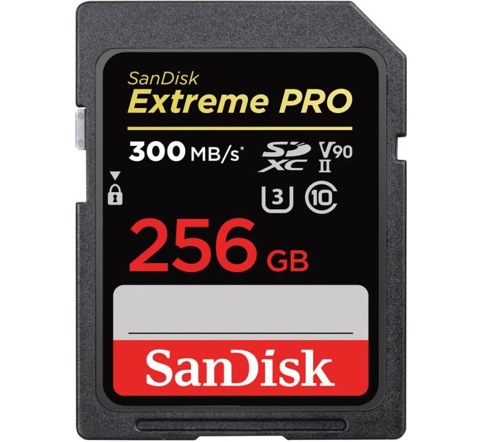 SanDisk 256 GB SDXC UHS-II U3 V90 Extreme PRO (SDSDXDK-256G-GN4IN)