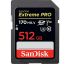SanDisk 512 GB SDXC UHS-I U3 Extreme Pro SDSDXXY-512G-GN4IN
