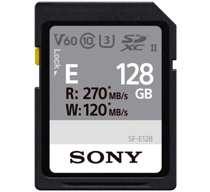 Sony 128 GB SDXC UHS-II U3 V60 SFE128.ET4