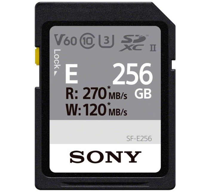 Sony 256 GB SDXC UHS-II U3 V60 SFE256.ET4